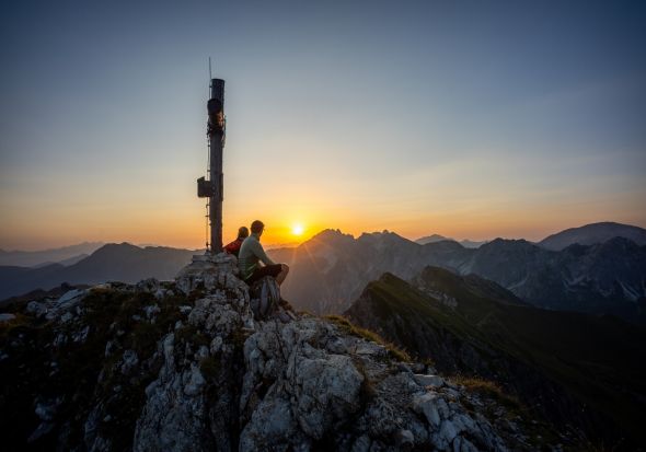 Draugstein Sonnenaufgang