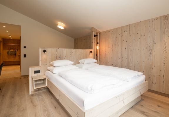 Schlafbereich Familienzimmer Smaragd