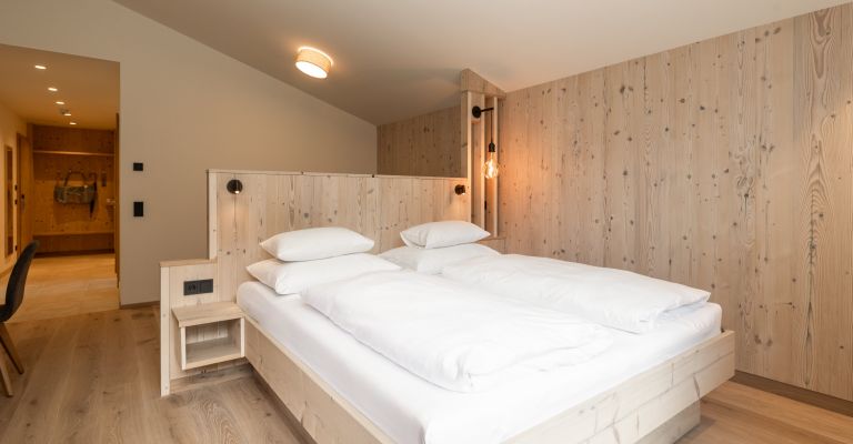 Schlafbereich Familienzimmer Smaragd