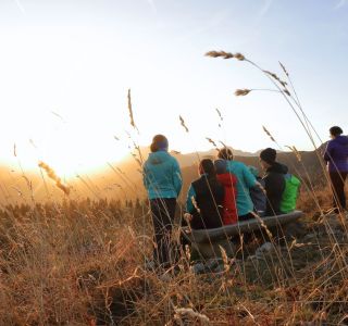 Familienwanderung zum Sonntagskogel bei Sonne
