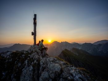 Draugstein Sonnenaufgang