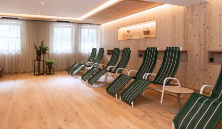 Liegebereich im Familienhotel Kristall im Salzburger Land