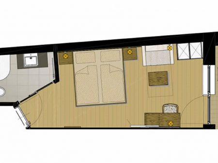 Doppelzimmer Saphir superior Skizze