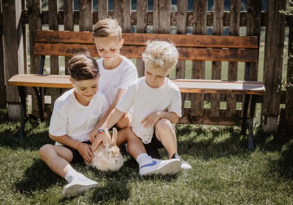 Streichelzoo im Hotel Kristall