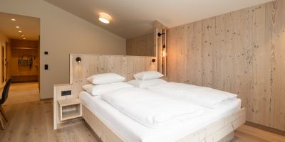 Schlafbereich Familienzimmer Smaragd