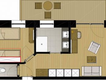 Familienstudio Kristall superior Skizze