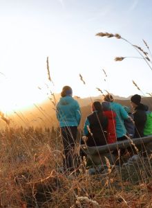 Familienwanderung zum Sonntagskogel bei Sonne