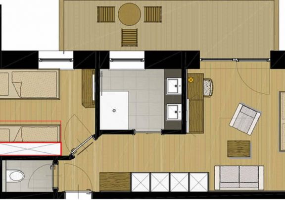 Familienstudio Kristall superior Skizze